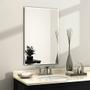 Imagem de Espelho Lapidado Com Bisotê fixado com botões - 40x50cm