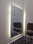 Imagem de Espelho Led Sem Fio Luz quente/Frio, Espelho com Luz Com Led, A Pilha Bateria