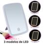 Imagem de Espelho Maquiagem com Touch e Borda Luz de LED Mesa Portátil X Matte