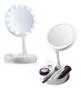Imagem de Espelho Mesa Camarim Dobravel Articulável Aumento 10x Luz Iluminação Led Maquiagem