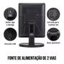 Imagem de Espelho Mesa Luz Led Iluminado Portatil Quadrado 16 Led Maquiagem Camarim Touch