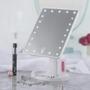 Imagem de Espelho Mesa Portátil 16 Leds Botão Touch À Pilha Cabo Usb
