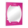 Imagem de Espelho Oval C/Moldura De Plasticos Branco Primafer