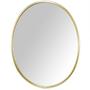 Imagem de Espelho Oval com Moldura de Alumínio 50cm x 40cm Decore Pronto