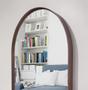 Imagem de Espelho Oval Grande Decorativo 115x50 com Moldura em Metal