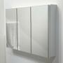 Imagem de Espelho Para Banheiro Armário 3 Portas Com Fundo - 90Cm