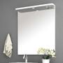 Imagem de Espelho para banheiro com painel e LED 80cm 010160.01 Móveis Bosi