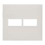 Imagem de Espelho Placa Pial Plus+ Branco 4X4 2Mod.Horz 618511Bc