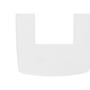 Imagem de Espelho Placa Radial Modular Branco 4X2 2Mod.1703005