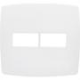 Imagem de Espelho Placa Radial Modular Branco 4X4 2Mod 1703011
