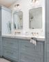 Imagem de Espelho Quadrado C/ Moldura Banheiro Quarto Sala 60 Cm Cores
