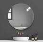 Imagem de Espelho redondo 30 cm para casa decoração e banheiro