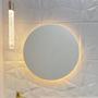Imagem de Espelho Redondo 70Cm X 70Cm com LED a PILHA ou FONTE