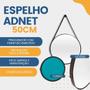 Imagem de Espelho Redondo com Alça 50cm Modelo Adnet com Suporte para Lavabo Escritório Quarto