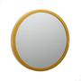 Imagem de Espelho Redondo Com Moldura Aro Decorativo 30cm Dourado Gold