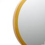 Imagem de Espelho Redondo Com Moldura Aro Decorativo 30cm Dourado Gold