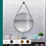 Imagem de Espelho Redondo Decorativo Banheiro Adnet 60cm + Pino