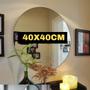 Imagem de Espelho Redondo Para Banheiro 40x40cm LUXO!