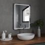 Imagem de Espelho Retangular com LED 60x40cm Touch Bivolt Moderno