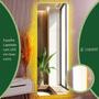 Imagem de Espelho Retangular Grande 150x40 Corpo Inteiro Decoração com LED  DUPLO 