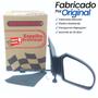 Imagem de Espelho Retrovisor Carona Direito Passageiro Ford Fiesta Rocan Street 2002 2004 2006 2008 2010 2012 2014 Dobrável Controle Regulagem Manual Preto