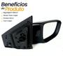 Imagem de Espelho Retrovisor Direito Lado Passageiro Carona Chevrolet Onix Plus Sedan 2019 2020 2021 2022 2023 Sensor Ponto Cego Com Capa