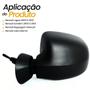 Imagem de Espelho Retrovisor Esquerdo Motorista Renault Sandero Logan 2009 2010 2011 2012 2013 Com Controle Manual Preto