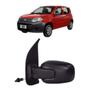 Imagem de Espelho Retrovisor Fiat Uno 4 Portas 2010 a 2014 Com Controle Lado Esquerdo