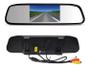 Imagem de Espelho Retrovisor LCD Colorido de 4,3 com Câmera  De Ré E Sensor Estacionamento Embutido - Chery Jac J3 J2
