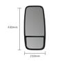 Imagem de Espelho Retrovisor Mb 914c Plano Com Bifocal Convexo - Ld