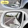 Imagem de Espelho Retrovisor Slim De Ângulo Amplo 2 Peças Espelho Convexo Claro Para Ponto Cego Estacionamento
