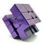 Imagem de Espelho revestido com UV Speed Cube BromoCube GAN M Cube UV 3x3 roxo