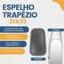 Imagem de Espelho Trapézio de Parede 21x35cm com Alça e Suporte para Lavabo Quarto Camarim