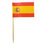 Imagem de Espeto Bandeira Espanha Decoração 100 Un Festa Restaurante