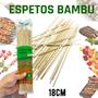 Imagem de Espeto de Bambu com 150 unid Para Churrasco, Doces, festa 18cm