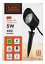 Imagem de Espeto de Jardim Eco Led Black + Decker 5W 400lm IP65 Bivolt