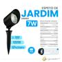 Imagem de Espeto De Jardim Led 7W Luminatti IP65 3000K - LM443  6500K - LM444  Verde - LM445