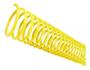 Imagem de Espiral para Encadernação Amarelo 07 mm para 25 folhas 100un