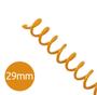 Imagem de Espiral para Encadernação Laranja 29mm 200 Folhas 35 und