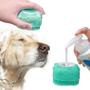 Imagem de Esponja c/ Dispenser para Banho Pets Cães e Gatos - Novo
