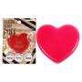 Imagem de Esponja de maquiagem Sun Smile Heart Puff Mat Red Silicone 1 peça