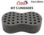 Imagem de Esponja Twist Infinity Pequena Afro Nudred Kit com 5 Unids - Santa Clara