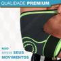 Imagem de Esportes respirável cotovelo cinta compressão suporte mangas para alívio da dor conjunta tendonite tênis golfe treino le