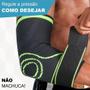 Imagem de Esportes respirável cotovelo cinta compressão suporte mangas para alívio da dor conjunta tendonite tênis golfe treino le