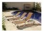 Imagem de Espreguiçadeira Com Rodinhas Piscina Resistente Sol E Chuva