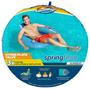 Imagem de Espreguiçadeira Inflável para Piscina Swimways Spring Float SunSeat - Azul - Adulto