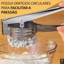 Imagem de Espremedor Amassador De Batatas Legumes Manual Profissional Resistente De Aço Inox