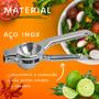 Imagem de Espremedor Amassador De Limão Laranja Manual Inox Alumínio Utensilio Para Cozinha Multiuso
