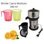 Imagem de Espremedor Extrator de Suco Laranja Industrial Inox 500w Bivolt 1 LITRO