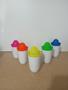 Imagem de Espremedor manual de frutas e mixer misturador de bebidas kit 10 UNIDADES